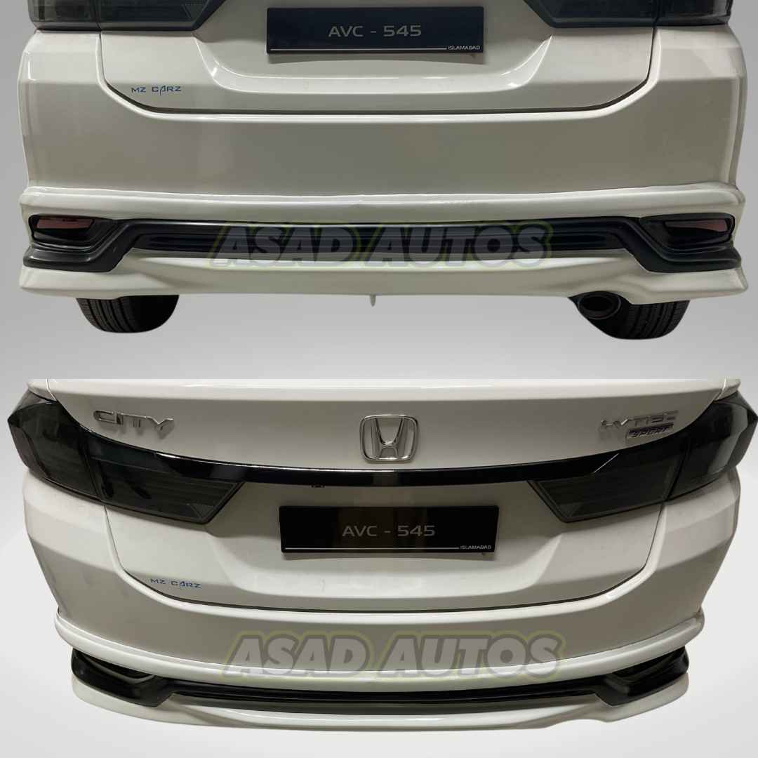 Complete 4 Pcs (Front & Back) (Side Skirts) Body Kit (ABS Plastic) for City 22