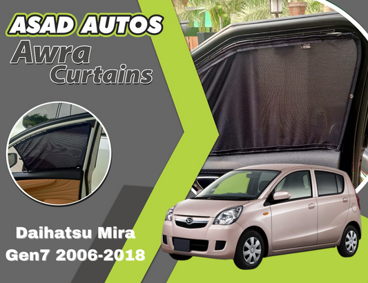 "Easy-to-Install Car Curtains for Daihatsu Mira – Enhanced Privacy & Comfort"