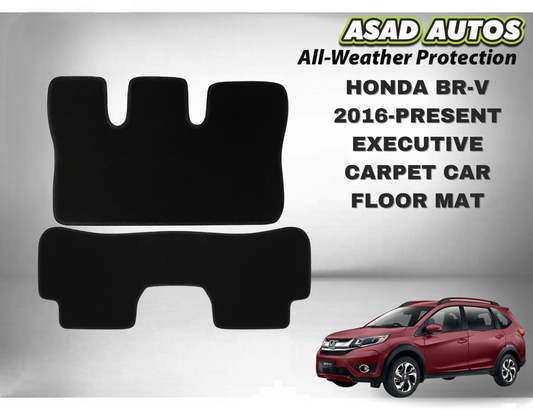 Honda BR-V 2016–Present Executive Carpet Car Floor Mat – Premium Interior Upgrade