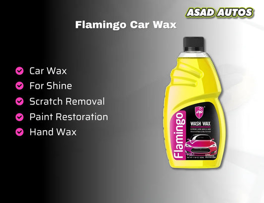 Flamingo Car Wash Wax 500ML Wash & Shine Formula