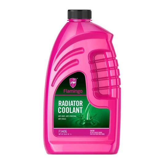 Flamingo Radiator Coolant Pink Color F340G / F340R – Long Life Antifreeze & Engine Protector (1L / 4L)