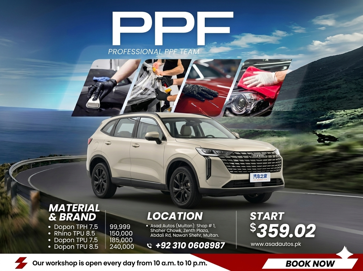 PPF Paint Protection Film for Haval H6 Facelift 2025–2026
