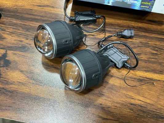 Goodyear Projector Fog Lamps with LED Lens – Compatible with Toyota, Suzuki & Honda Vehicles