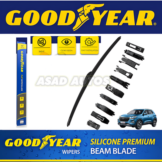 Goodyear Wiper Blades for Chery Tiggo 4 – Premium Windshield Wipers for Clear and Reliable Visibility