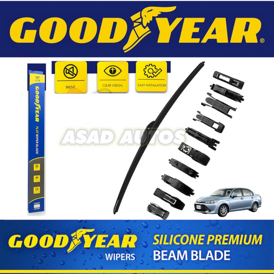 Goodyear Wiper Blades for Toyota Axio – Premium Windshield Wipers for Enhanced Visibility and Durability