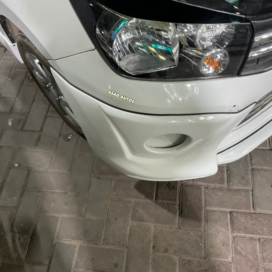 SUZUKI CULTUS BODY KIT MADE IN PAKISTAN QUALITY FIBER BEST QUALITY BEST FITTING AVAILABLE