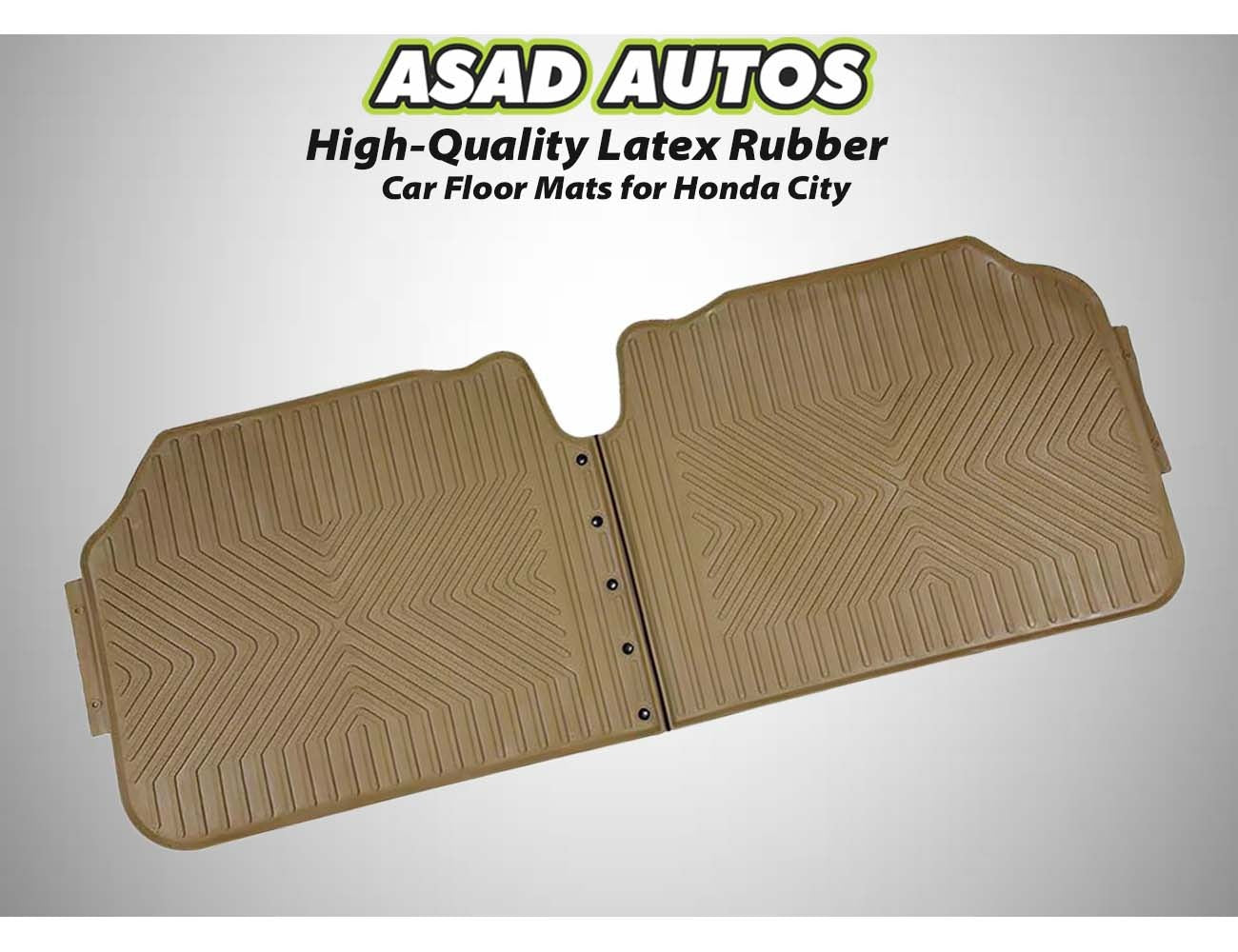High-Quality Latex Rubber Car Floor Mats for Honda City 2009-2021 β Durable & Waterproof