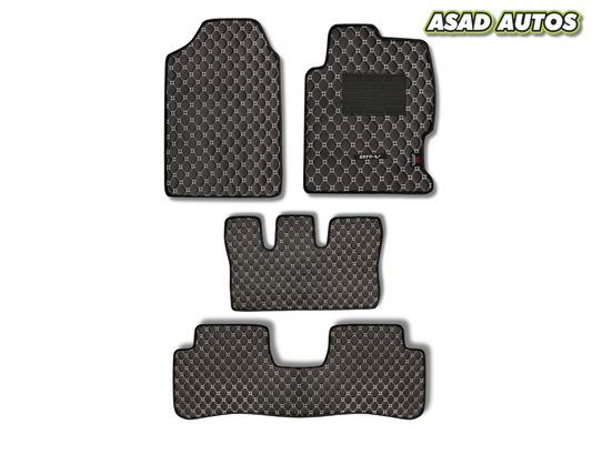 Honda BR-V 2016-Present 7D Luxury Car Floor Mats – Custom Fit, Premium Protection