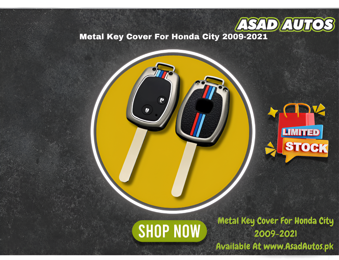Honda City 2009–2021 Metal Key Cover