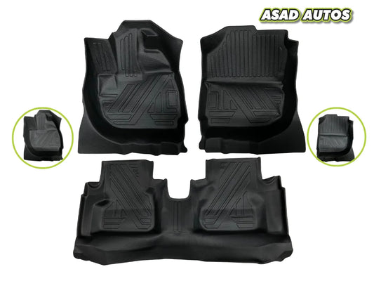 Honda City 2022–2026 TPE Floor Mats, A+ Quality Custom Fit Mats, Honda City 3D Car Mats, All-Weather Premium TPE Car Floor Mats
