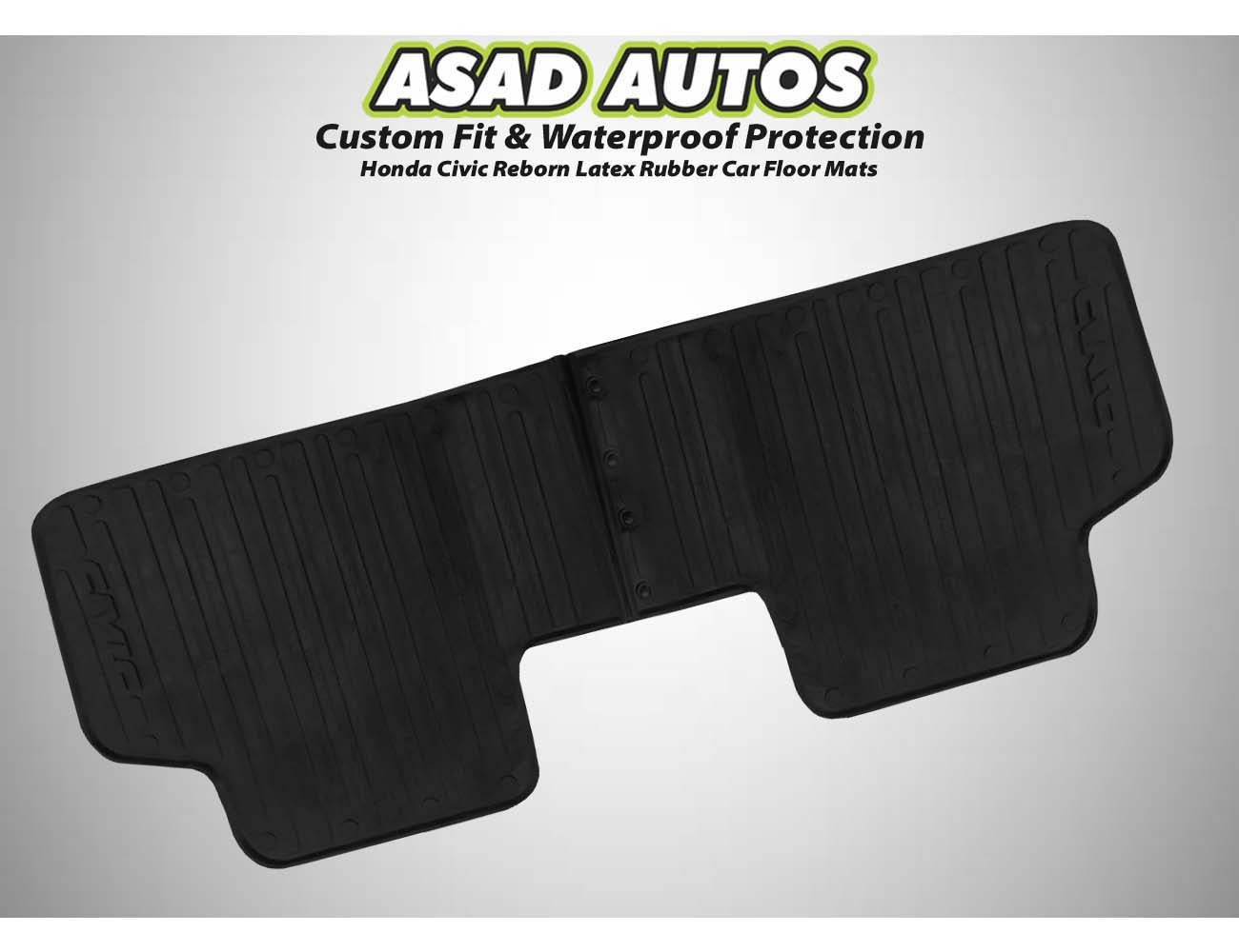 Honda Civic 2009-2012 Reborn Latex Rubber Car Floor Mats – Ultimate Protection & Durability