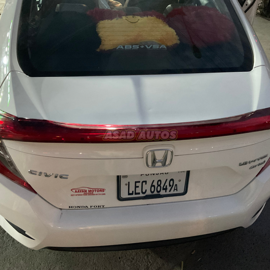 Honda Civic (2016-2020) Trunk Spoiler Long Light – Aerodynamic Design with LED Light