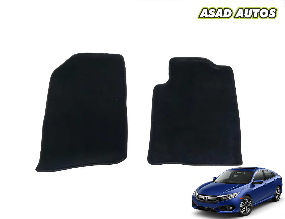 Honda Civic 2016-2021 Carpet Floor Mats – Premium Custom Fit, Durable & Stylish