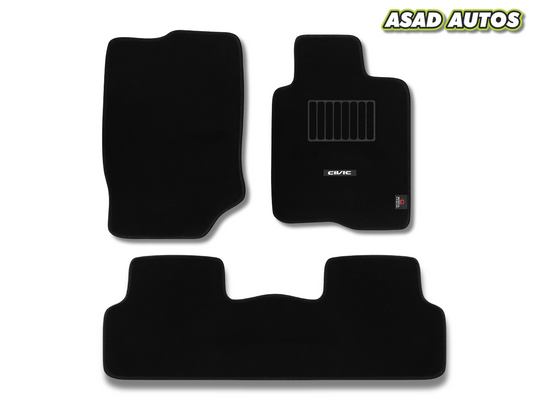 Honda Civic X 2016-2021 Executive Carpet Car Floor Mats – Premium Custom Fit & Luxury Interior