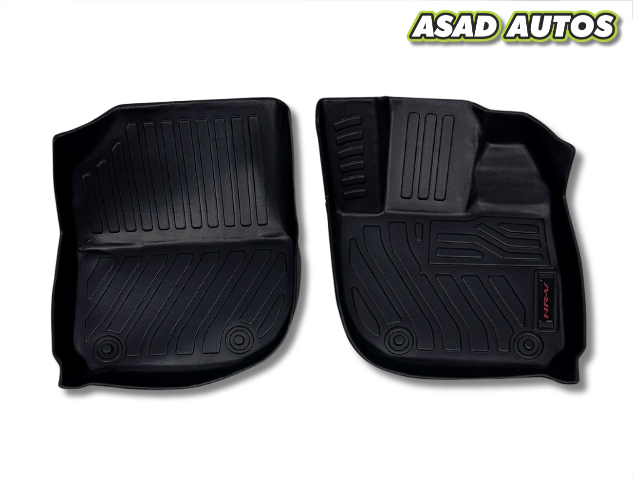 Honda HR-V 2022–2024 – Luxury 9D TPE Plastic Floor Mats (New Style)