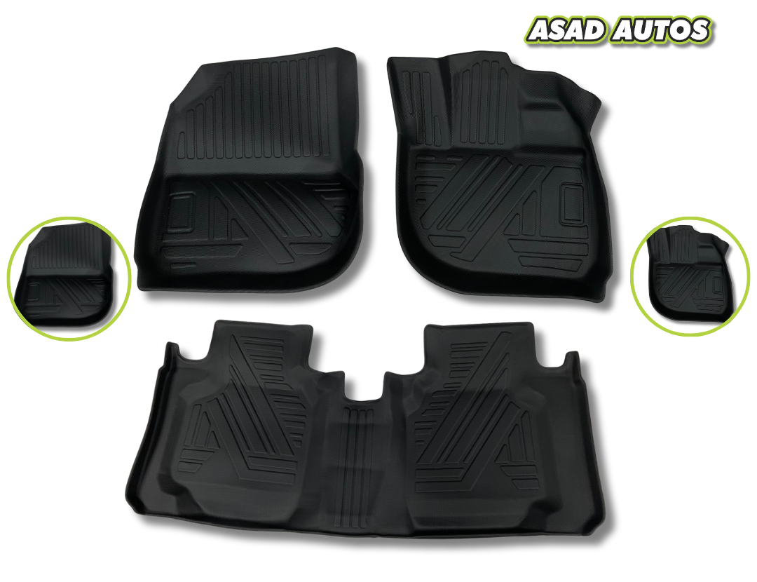 Honda HRV 2022-2025 TPE A+ Quality Car Floor Mats – Waterproof, Non-Slip & Premium Interior Protection