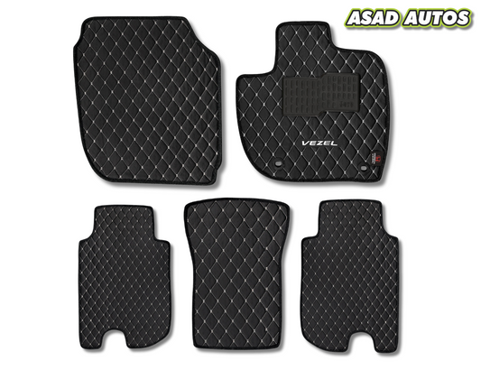 Honda Vezel 2013-2021 7D Luxury Car Floor Mats – Premium Custom Fit