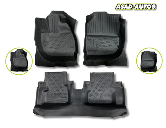 Honda Vezel 2013–2021 TPE Floor Mats, All-Weather Floor Mats for Honda Vezel, Custom Fit TPE Mats for Vezel, Waterproof Car Mats for Honda Vezel