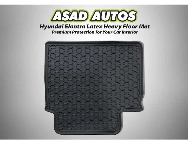 Hyundai Elantra 2024-2025 Latex Heavy Floor Mat – Durable protection for your car interior, designed for a perfect fit and easy maintenance.
