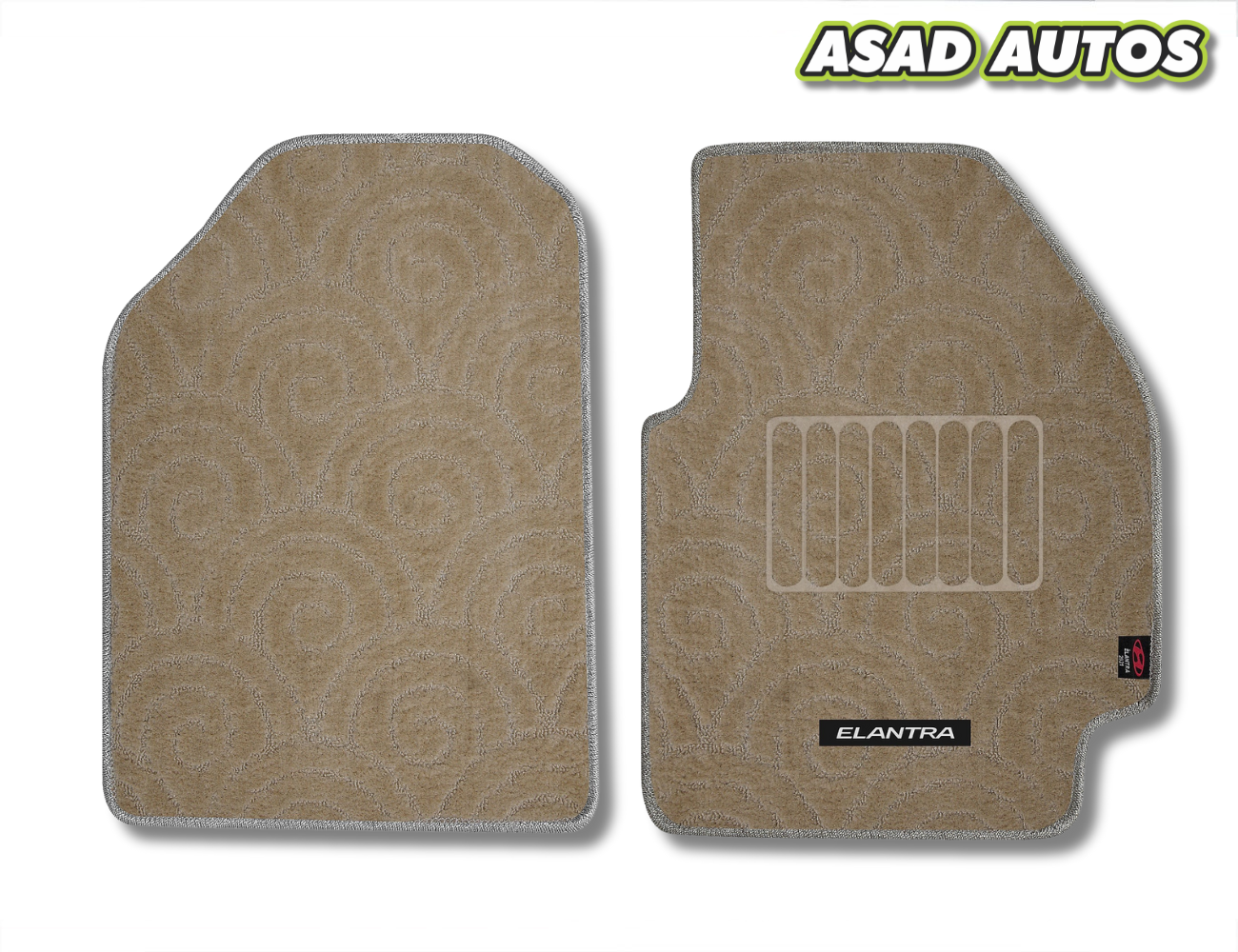 Hyundai Elantra 2021–Present Premium Carpet Car Floor Mats | Custom Fit | Elegant & Durable