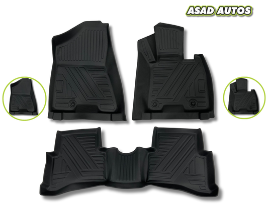 Hyundai Tucson 2015-2024 TPE A+ Quality Car Floor Mats – Waterproof, Non-Slip & Premium Interior Protection