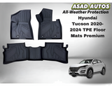 Hyundai Tucson 2020–2024 TPE Floor Mats – Premium Custom Fit All-Weather Protection
