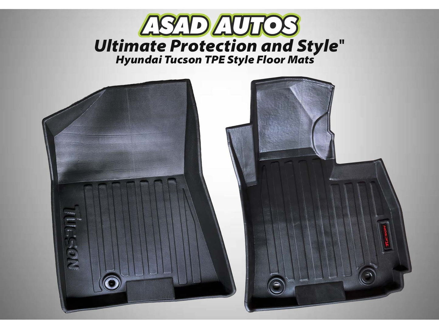 Hyundai Tucson TPE Style Floor Mats – Durable, Waterproof & Custom-Fit