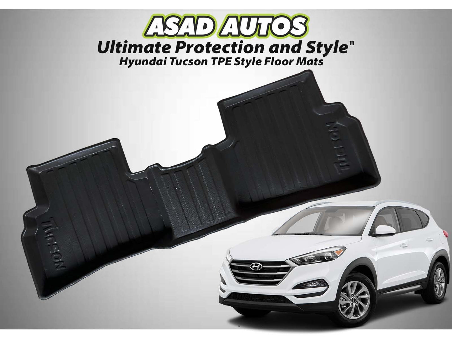 Hyundai Tucson TPE Style Floor Mats – Durable, Waterproof & Custom-Fit
