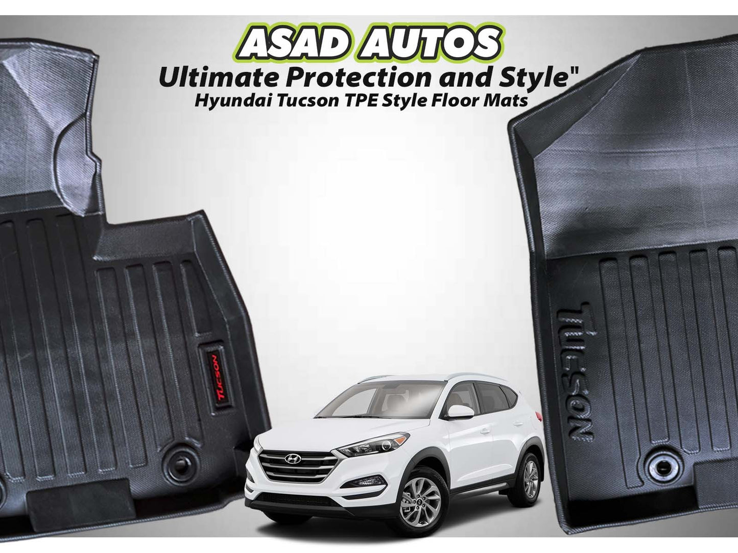 Hyundai Tucson TPE Style Floor Mats – Durable, Waterproof & Custom-Fit