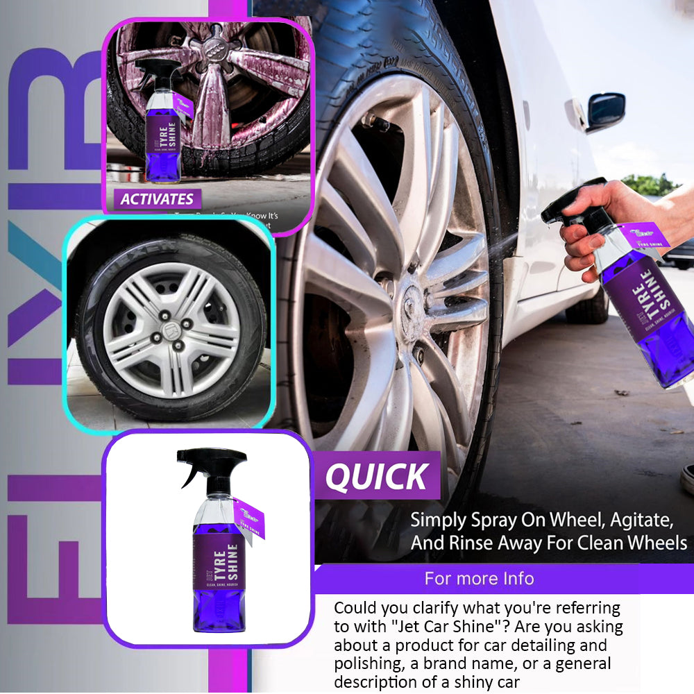 Elixir Jet Tyre Shine - Clean, Shine & Nourish