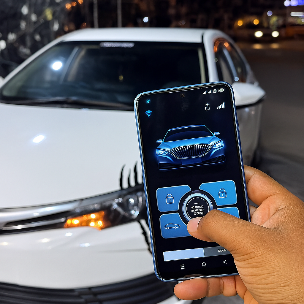 Smartphone Push Start System – Remote Start & Keyless Entry for All Cars