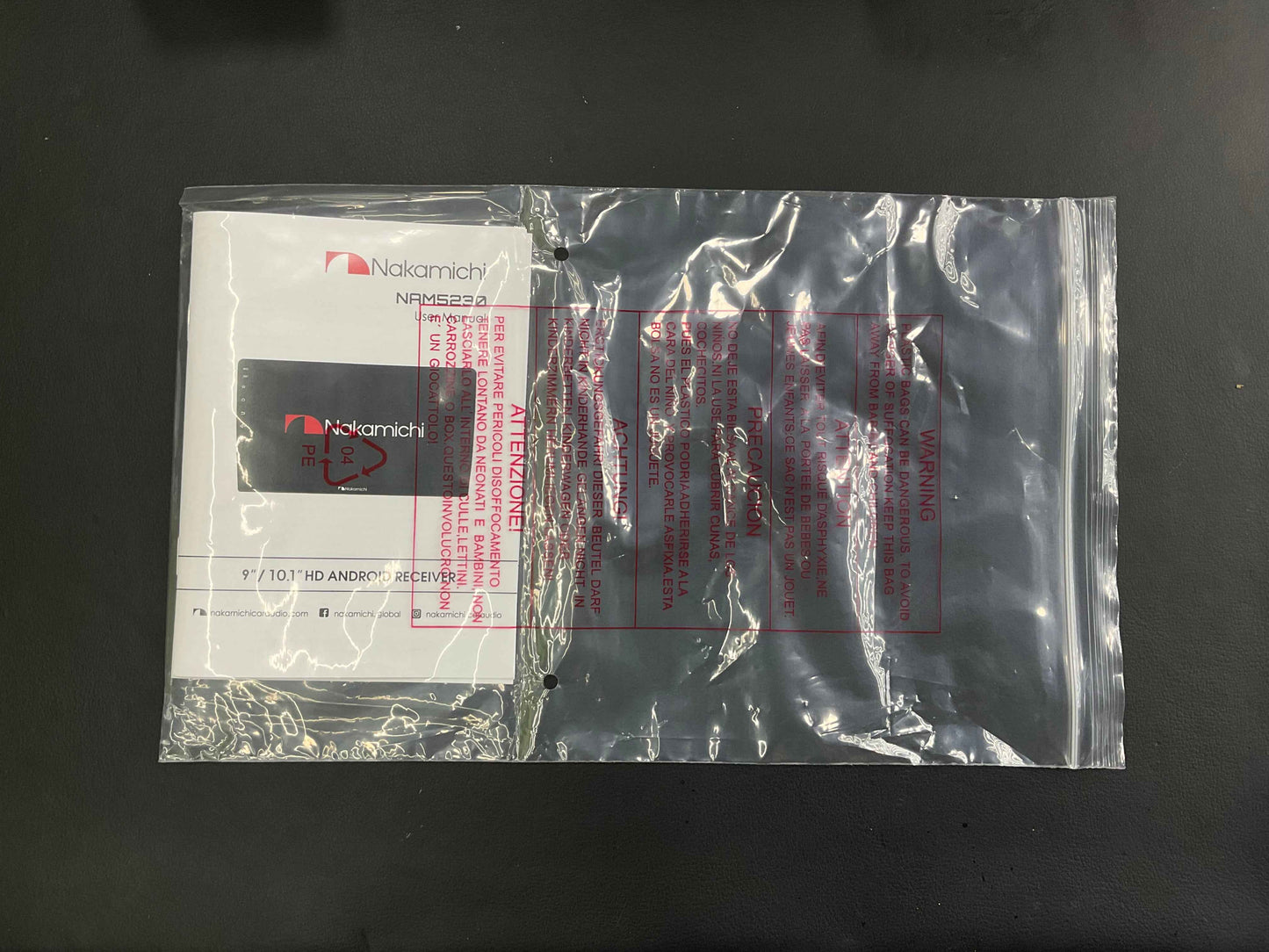 NAKAMICHI NAM 5230 Android LCD Panel Z LINK 1GB 32GB (9" and 10")