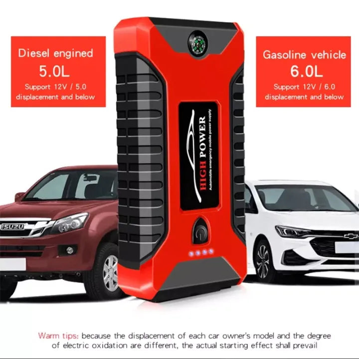 99800mAh 12V Car Jumper Power Bank with Air Pump