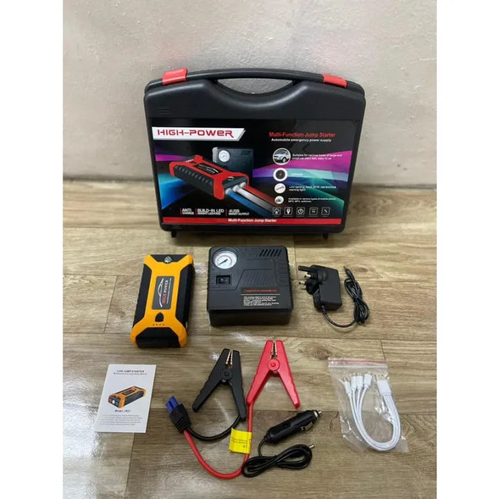 99800mAh 12V Car Jumper Power Bank with Air Pump