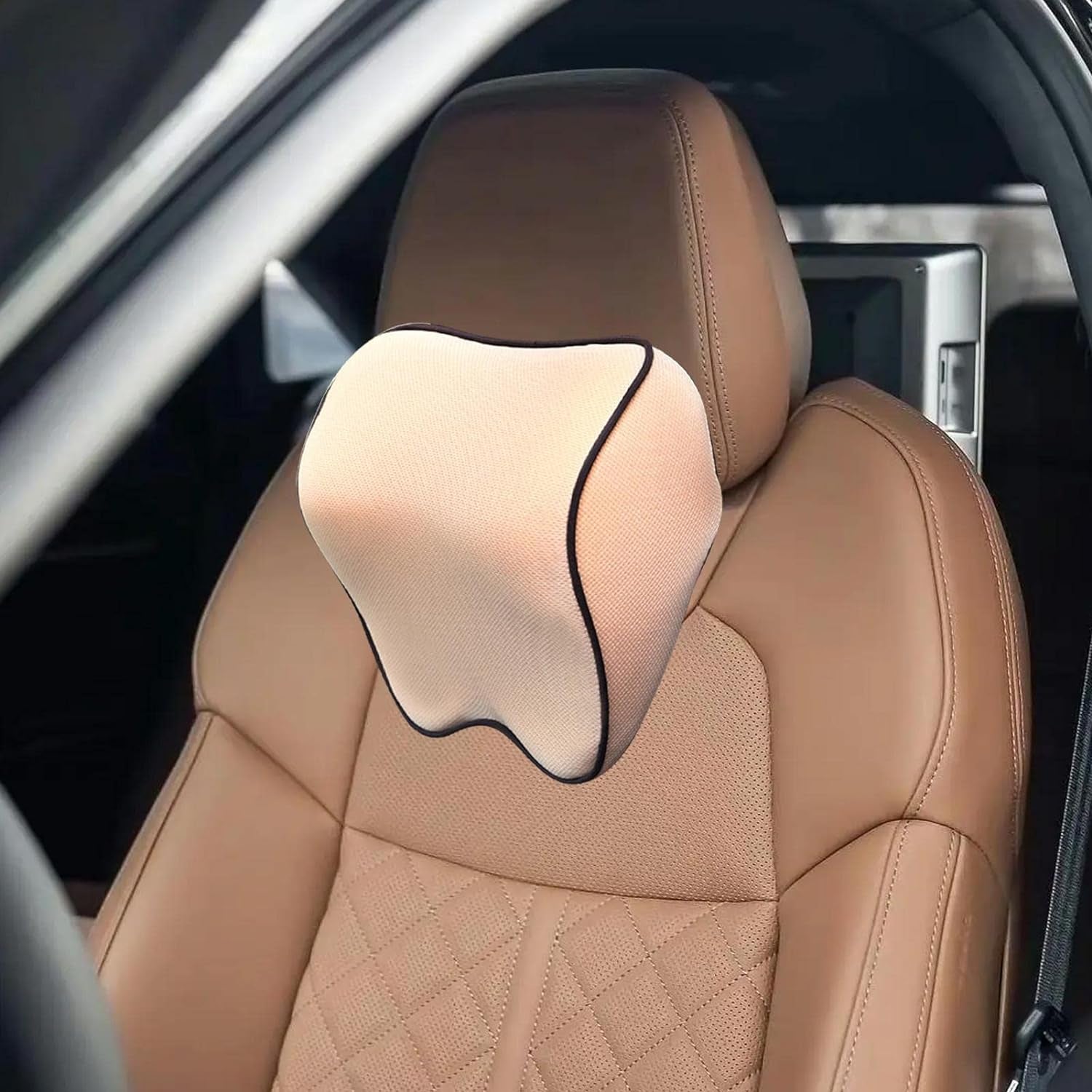 Universal Memory Foam Car Seat Headrest Pillow Kenco Neck Support Cu