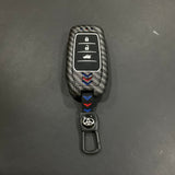 Carbon Fiber Style Plastic Key Cover Premium Quality for Toyota Revo