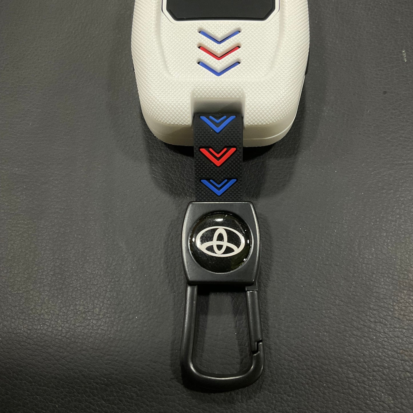 Carbon Fiber Style Plastic Key Cover Premium Quality for Toyota Revo