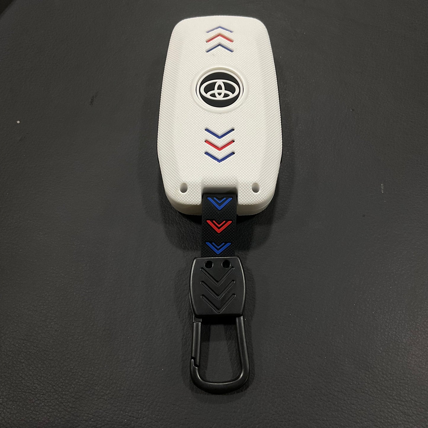 Carbon Fiber Style Plastic Key Cover Premium Quality for Toyota Revo