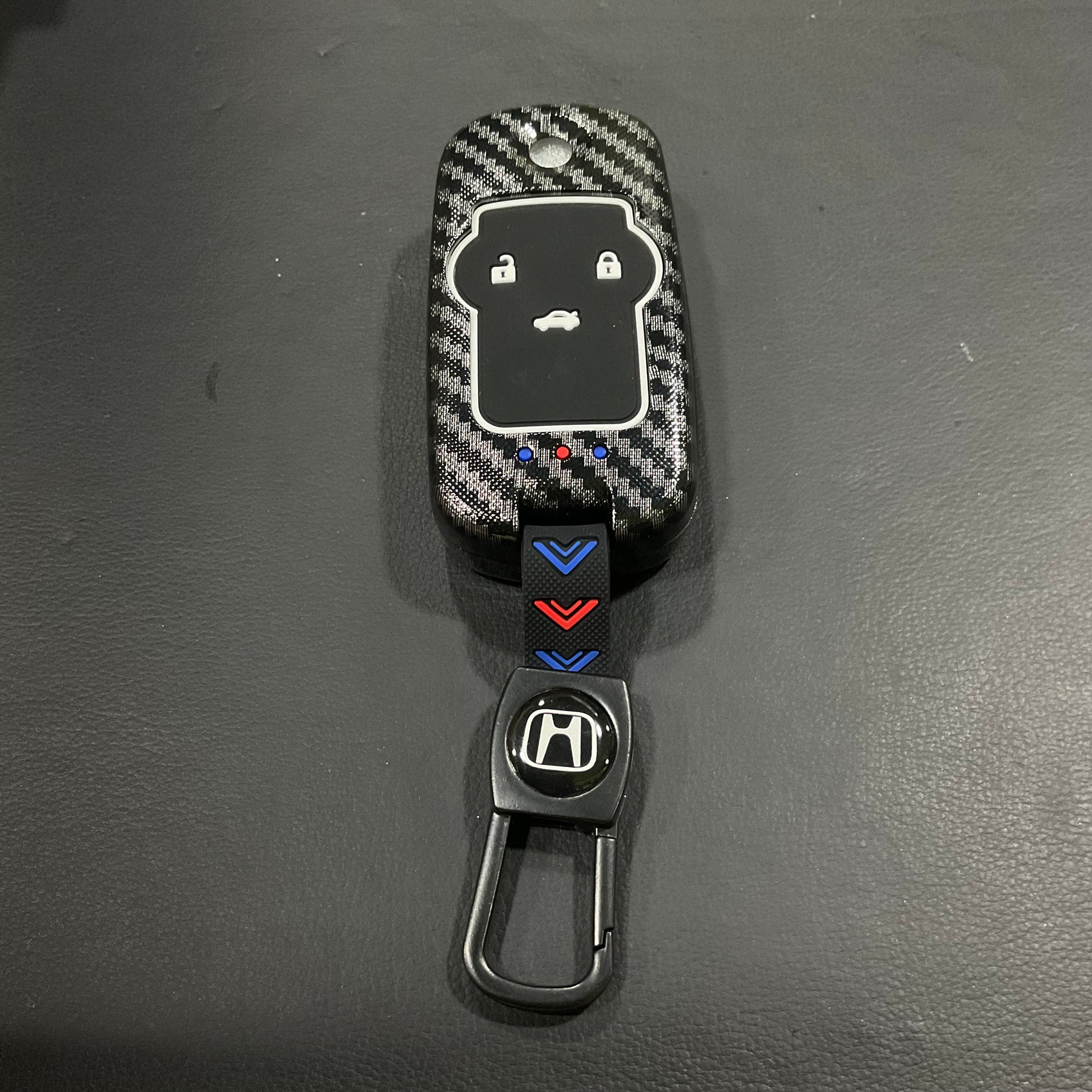Plastic Key Cover Carbon Fiber Style Premium Quality for Honda Civic Rebirth