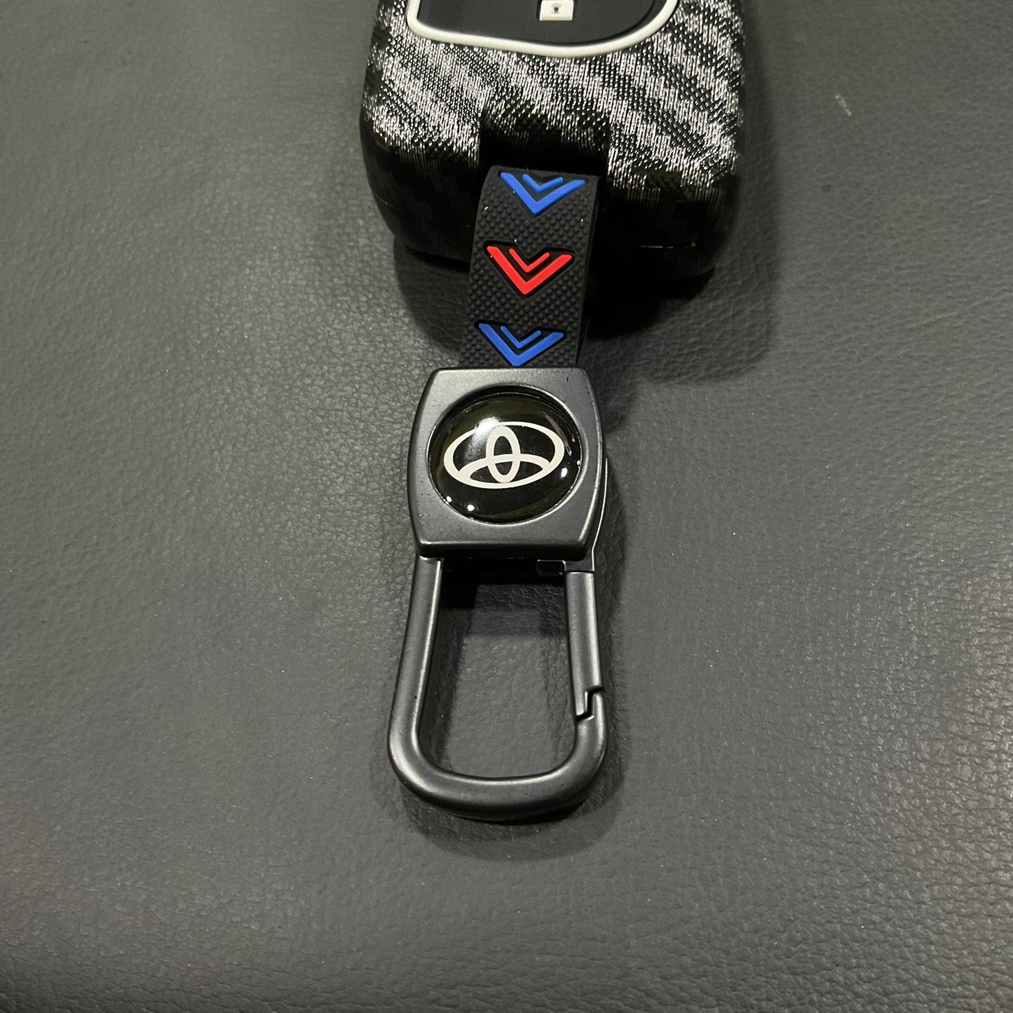 Plastic Key Cover Carbon Fiber Style Premium Quality for Toyota Corolla Grande Flip