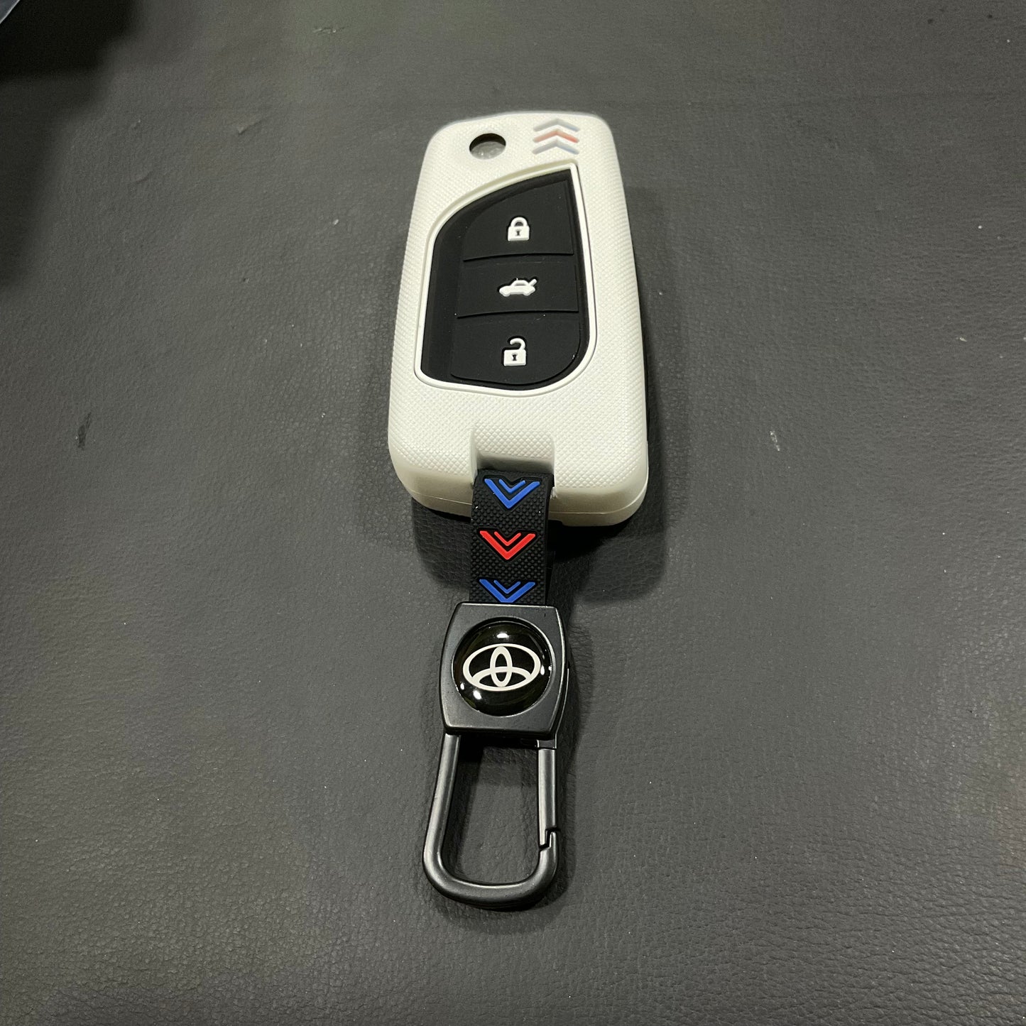 Plastic Key Cover Carbon Fiber Style Premium Quality for Toyota Corolla Grande Flip