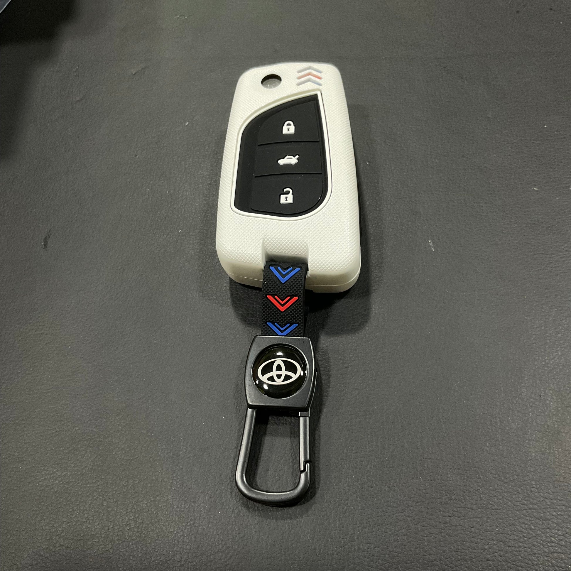 Plastic Key Cover Carbon Fiber Style Premium Quality for Toyota Corolla Grande Flip