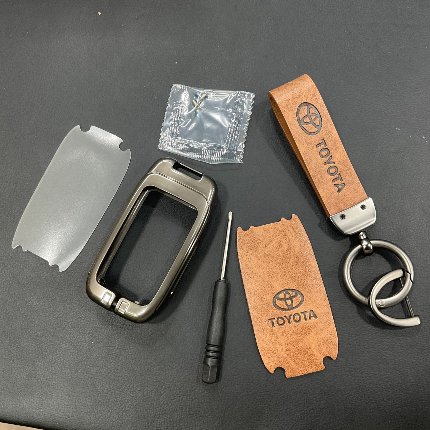 Leather Key Cover for Toyota Corolla Grande 2014-2023