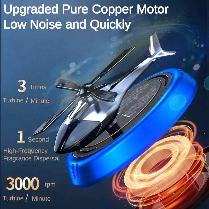 Car Perfume: Latest Solar Helicopter For Car Fragrance