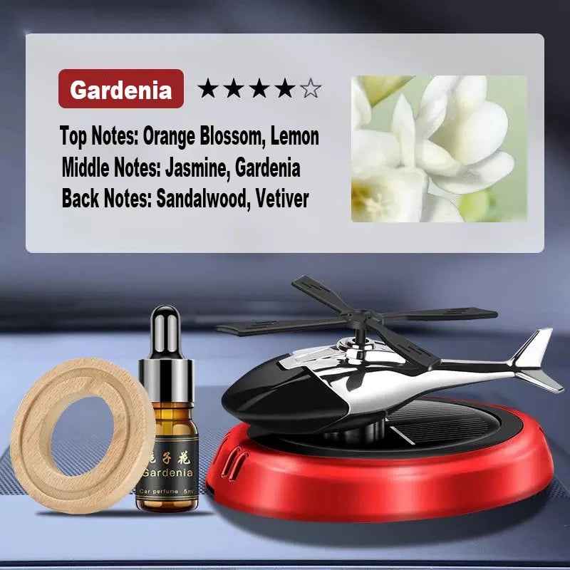 Car Perfume: Latest Solar Helicopter For Car Fragrance