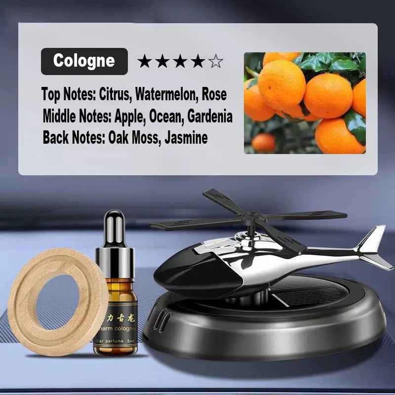 Car Perfume: Latest Solar Helicopter For Car Fragrance