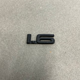 MATTE BLACK 1.6 REAR TRUNK LETTERS BADGE EMBLEM FOR Toyota Corolla Altis / Grande