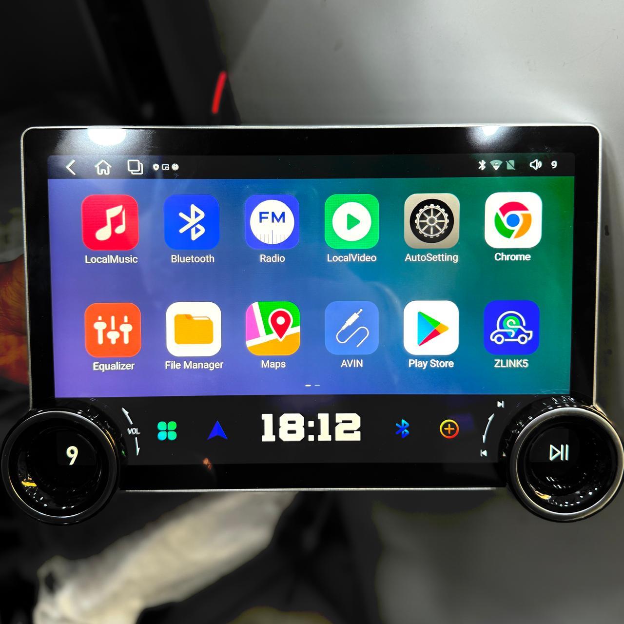 Diamond 2K Stereo 11.8in Dual Knobs || Compatible with Any Car – Wireless Apple CarPlay