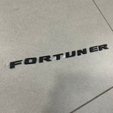 Fortuner Matte Black Monogram Emblem