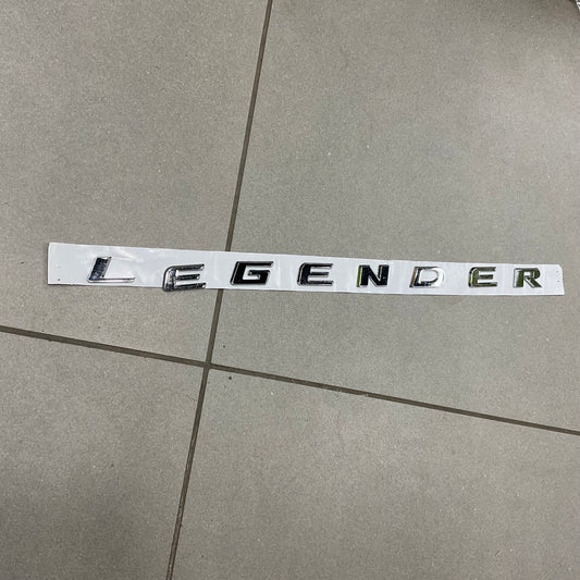 "Legender" Monogram Emblem for Toyota Fortuner